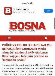 ISLAMISTICKA SLOBODNA BOSNA STALA U ODBRANU TERORISTA: Otkud Srbiji pravo da hapsi one studente koji su planirali državni udar?!