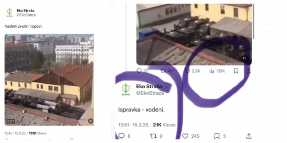 EVO DOKAZA! Operacija laži i obmane o zvučnom topu krenula 15.marta u 13:43