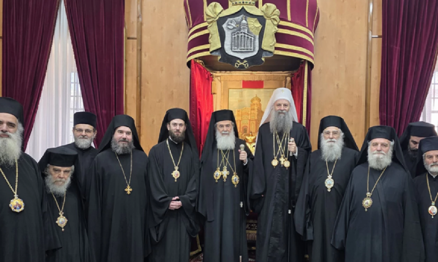 POSEBAN DAR ZA BRATA U HRISTU IZ SRBIJE: Patrijarh srpski Porfirije dočekan u Jerusalimu uz najviše počasti