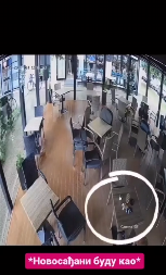 HIT SNIMAK IZ NOVOG SADA! Pogledajte šta radi ovaj muškarac dok oluja nosi sve oko njega! (VIDEO)