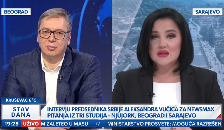 NA PROVOKATIVNO PITANJE IZ SARAJEVA, USLEDILO KONTRAPITANJE VUČIĆA! Kakav šah mat odgovor na konstataciju da u BiH osuđuju Vučićevu podršku Dodiku