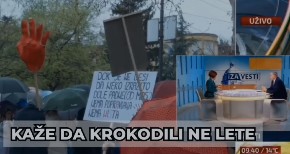 "KROKODILI NE LETE" I Ponoš brutalno napao blokadere (VIDEO)