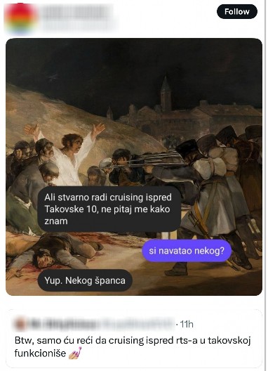 EVO ČEMU SLUŽI BLOKADA RTS-a I ČIME SE BLOKADERI HVALE NA MREŽAMA RTS blokiraju i Španci (FOTO)