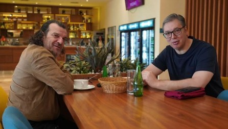 VUČIĆ SA LUKASOM U NIŠU: "Slika nadrealna, spremamo se za popodne" (FOTO)