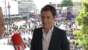 ANA BRNABIĆ ZA ALO! Ovde nema nasilja i nema mržnje, ovde je danas Srbija koja nastavlja da pobeđuje!