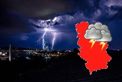 KAD UDARI NEVREME, NEĆE BITI DOBRO! Popaljeni meteoalarmi u celoj Srbiji, ovaj grad će biti PRVI na udaru!