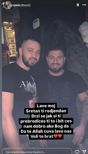 "DRŽI SE, JAK SI TI, VOLI TE BRAT" Benjamin Spahović umro na svoj rođendan, osvanule bolne poruke (FOTO)