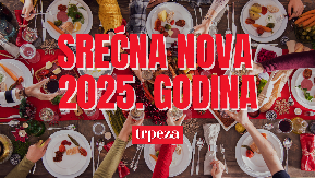 SREĆNU NOVU 2025 GODINU ŽELI VAM TRPEZA