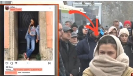 EVO KO PREDVODI PROTEST "STUDENATA" Osoba kojoj je Srebrenica genocid I koja je slavila etničko čišćenje Srba u centru Zagreba!