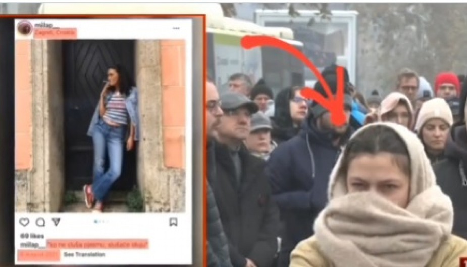 EVO KO PREDVODI PROTEST "STUDENATA" Osoba kojoj je Srebrenica genocid I koja je slavila etničko čišćenje Srba u centru Zagreba!