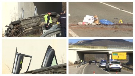 JEZIVE SLIKE NESREĆE U KOJOJ JE STRADALO DETE KOD MALČE Srča po putu, auto prevrnut u kanalu (FOTO)