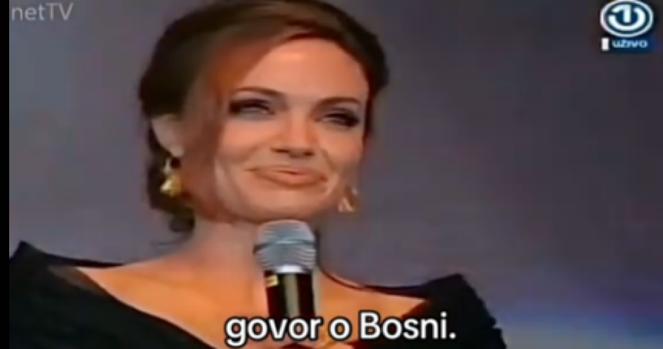 "DOBRO VEČE" PORUČILA ANĐELINA DŽOLI U Sarajevu se svim okupljenima zahvalila na dolasku, evo o čemu se radi! (VIDEO)
