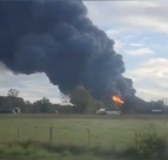 VELIKI POŽAR KOD TEMERINA Gust dim se širi nebom