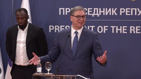 DA ZAJEDNO OBORIMO REKORDE Jusein Bolt ambasador EXPO-a 2027: Predsednik Vučić ugostio u Beogradu legendu svetskog sporta (VIDEO)