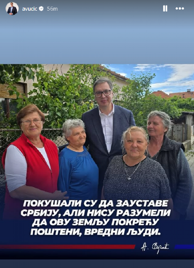 POKUŠALI SU DA ZAUSTAVE DRŽAVU! VUČIĆ OBJASNIO ŠTA NISU RAZUMELI: Ovu zemlju pokreću pošteni, vredni ljudi