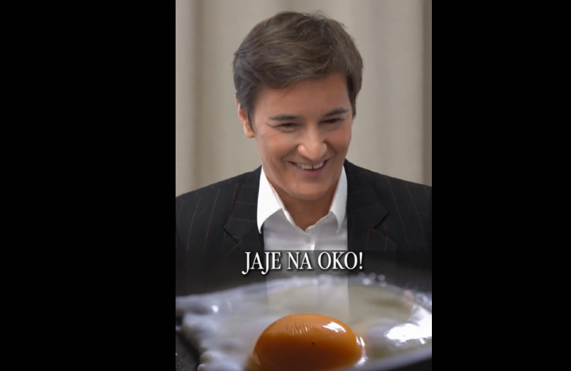 "JA SAM TO JAJE NA OKO" Ana Brnabić objavila hit snimak na TikToku, pomenula i predsednika! (VIDEO)