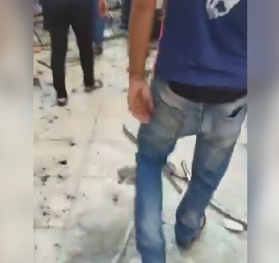 UZNEMIRUJUĆE, KRV JE SVUDA PO PLOČNICIMA CRKVE Jezivi snimci masakra u Damasku (VIDEO)