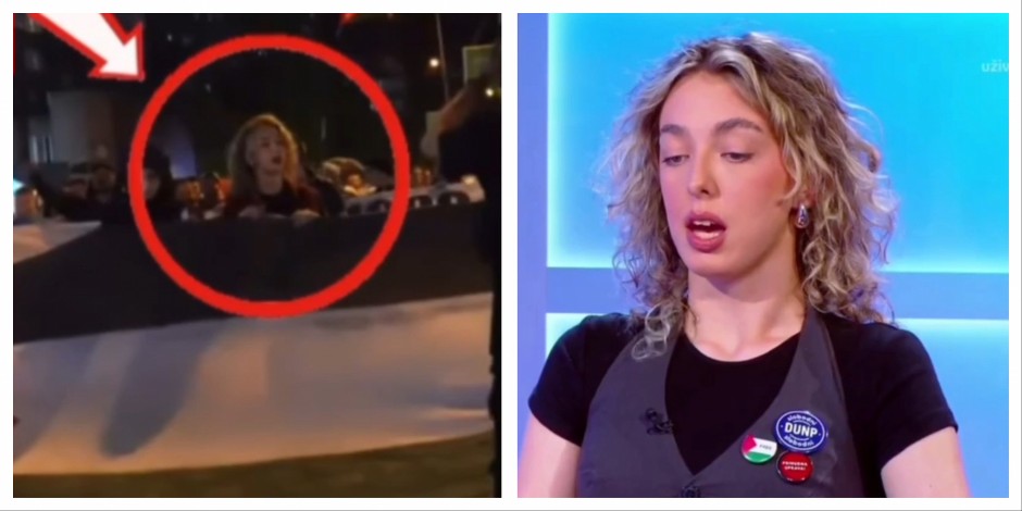 JEZIVA MRŽNJA! PSUJU NAJGROZNIJIM REČIMA "SRPSKU VLADU"! Blokaderka koja bi da žigoše Srbe kao genocidne, prethodno predvodila antisrpsku rulju u Novom Pazaru! (VIDEO)