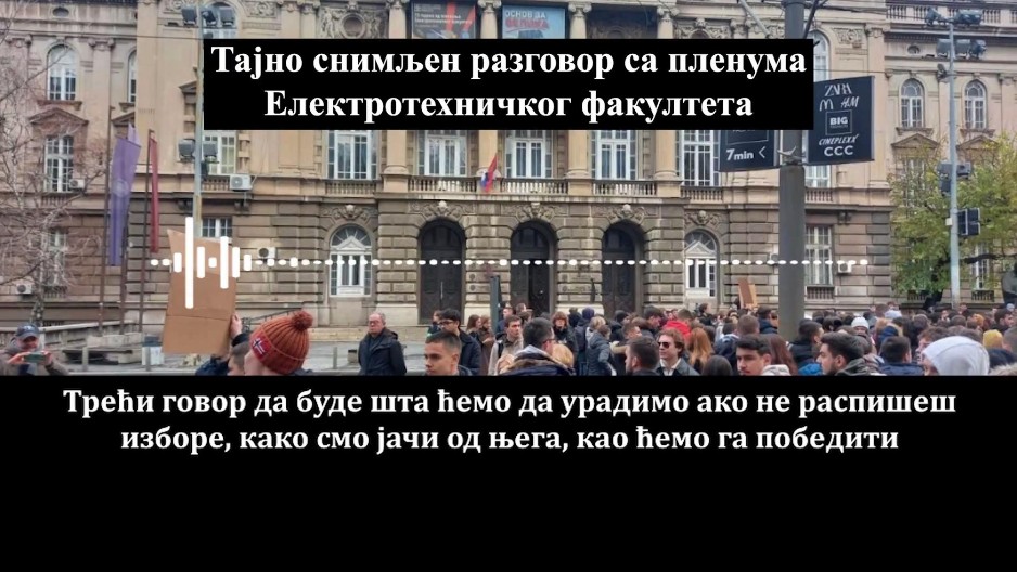 7 MESECI SMO "SAPUNJALI MAČORA" Očajnički potezi blokadera su razotkriveni: Mi smo ti koji organizuju nasilje!