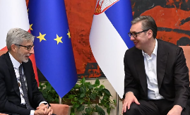 ZAHVALNOST NA PREDANOM RADU Vučić primio ambasadora Francuske u oproštajnu posetu