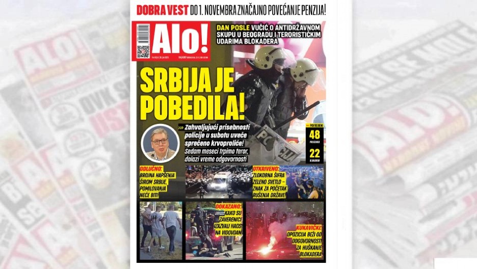 DAN POSLE Vučić o antidržavnom skupu u Beogradu i terorističkim udarima blokadera: Srbija je pobedila!