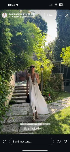 PUMPA, AL' NA DALJINU! Ksenija Đorđević blokira iz vile u Italiji, a nije postojala dok Vučić nije došao na vlast!