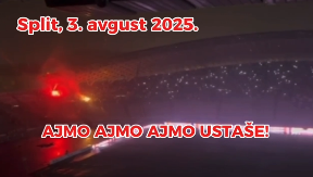 ZGUBIDANI, SA KIM TO RUŠITE SRBIJU? Split podržao blokadere, pa na dan Oluje zagrmeo: Za dom spremni! Ajmo ustaše!