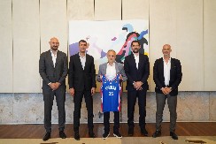 Ministar sporta Zoran Gajić ugostio predsednika FIBA Evrope i čelnike KSS