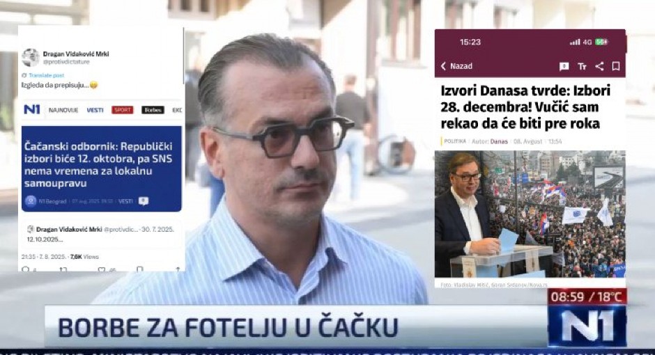 BLOKADERSKA OPOZICIJA UHVAĆENA U LAŽI! Lutaju kao guske u magli, šire dezinformacije o izborima i blamiraju se pred narodom!
