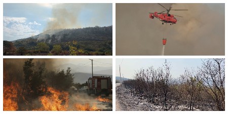 CRNA GORA I DALJE POD VATROM! Kiša zaobišla Danilovgrad, ovde bukte požari