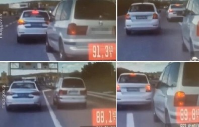 HAOS NA AUTO-PUTU! Bežao pa probio naplatnu rampu, šutirao policajce, kada su ga konačno savladali suspendovana trojica policajaca