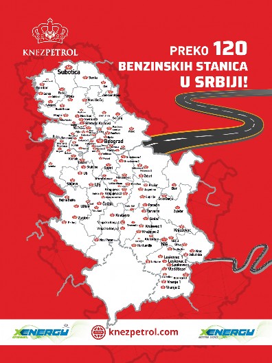 KNEZ PETROL PREKO 120 BENZINSKIH STANICA U SRBIJI ŠIRIMO MALOPRODAJNU MREŽU