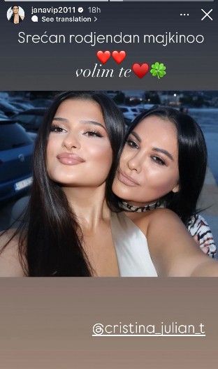 JANA PRVA ČESTITALA ĆERKI KRISTINI Radosne vesti u porodici Todorović!