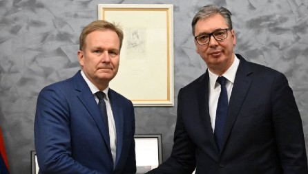 "ZAHVALAN SAM PREDSTAVNICIMA EU" Vučić sa Sorensenom: Srbija ostaje pouzdan i konstruktivan partner