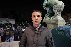 STUDENT LUKA LALOŠEVIĆ ISPRED GRAĐANA I STUDENATA PROTIV BLOKADA: Nismo mi ti koji zloupotrebljavaju bol i patnju jedne majke