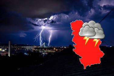 VEČERAS ĆE SE SRUČITI NEBO NA OVE DELOVE SRBIJE Samo jedan predeo ostaće suv, oglasio se RHMZ