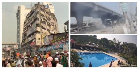 RAZORAN ZEMLJOTRES POGODIO BANGLADEŠ, IMA MRTVIH! Krovovi, zidovi i ograde padali na ljude, mnogi skakali sa prozora u panici! (VIDEO)