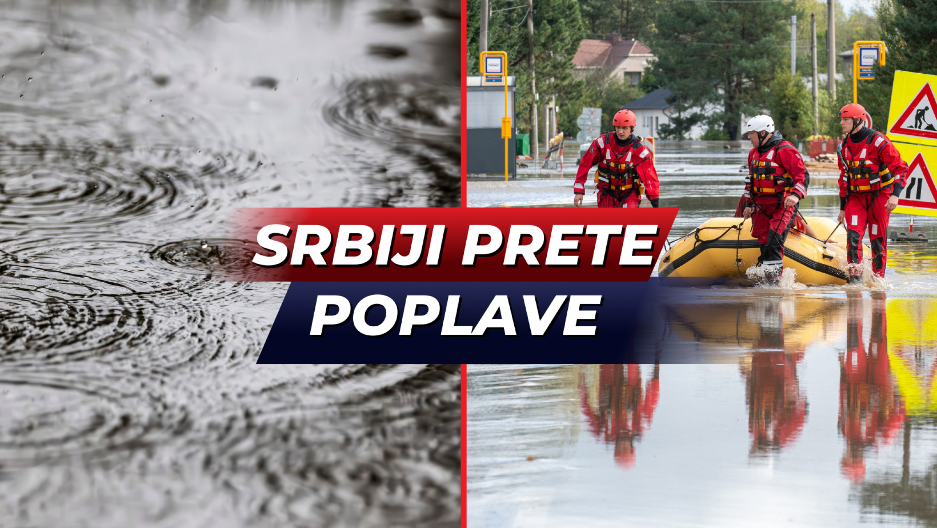 RHMZ POPALIO SVE ALARME, STIGLO JE HITNO UPOZORENJE Ovim delovima Srbije prete poplave, povećava se nivo naše reke (FOTO)