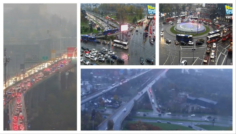 OPŠTI KOLAPS U BEOGRADU Magla paralisala glavni grad, ovde ni igla ne može da padne (FOTO)