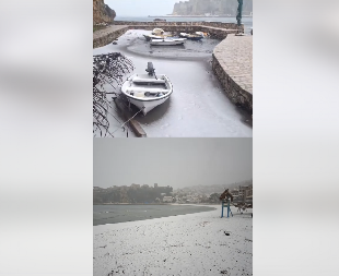 CRNOGORCIMA PAO SNEG! Ulcinj na udaru jakih orkanskih vetrova, u Podgorici oborena stabla! (VIDEO)