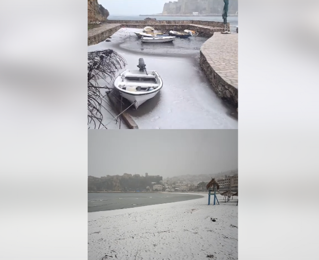 CRNOGORCIMA PAO SNEG! Ulcinj na udaru jakih orkanskih vetrova, u Podgorici oborena stabla! (VIDEO)