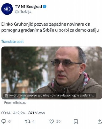 JAVNOST SRBIJE SE I DALJE PITA! Zašto su organizatori protesta toliko fascinirani Hrvatima?