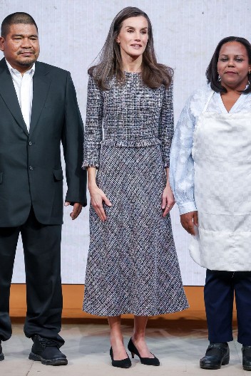 KRALJICA LETICIJA POKAZALA DA TVID NE IZLAZI IZ MODE Njena haljina pristaje svakoj građi, a savršena je za hladne zimske dane