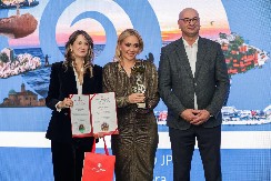 Velika zlatna medalja Javnom preduzeću za upravljanje morskim dobrom Crne Gore na Novosadskom sajmu turizma 