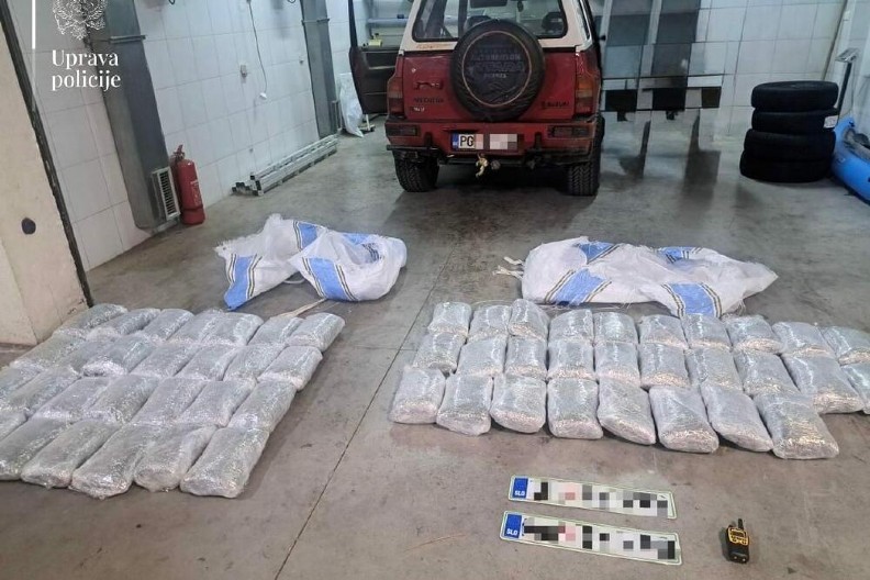 BIVŠI POLICAJAC UHAPŠEN SA 60 KILA DROGE Sumnja se da je pripadnik škaljarskog klana (FOTO)