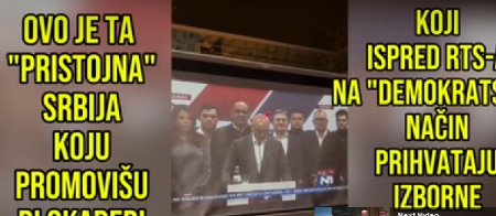 OVO JE SRBIJA KAKVU BLOKADERI ŽELE! Ljuti zbog izbornog poraza psuju i vređaju, ne prihvataju da ih narod neće (VIDEO)