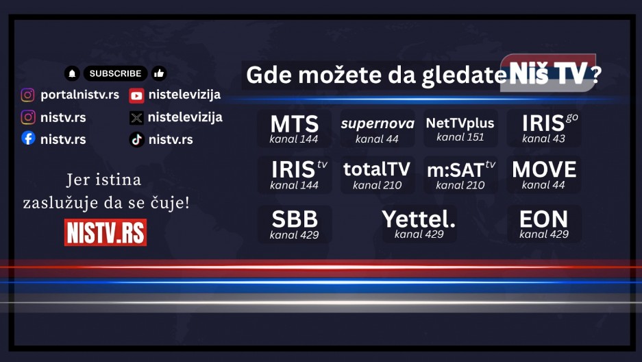 EVO GDE MOŽE DA SE GLEDA NIŠ TV! (FOTO)