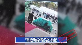 PRIVATIZACIJA PROTESTA I SUNOVRAT BLOKADERA (VIDEO)