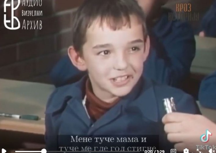 "MOZAK SE PRODRMA PA SHVATIŠ" Zaboravljeni snimak iz 1981. otkriva tamnu stranu vaspitanja u Jugoslaviji