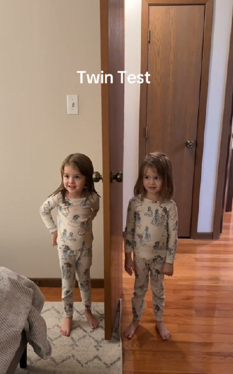 PRESLADAK SNIMAK O KOJEM BRUJI INTERNET Pogledajte kako su se bliznakinje snašle u simpatičnom izazovu (VIDEO)